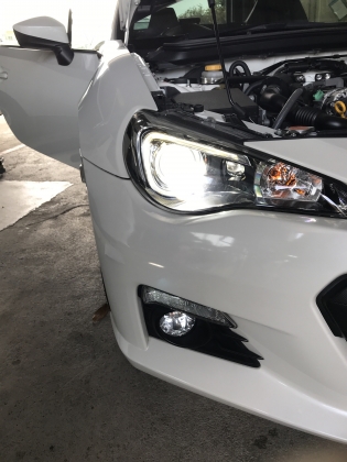 BRZ 55wHID取り付け