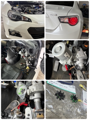 BRZ  ハンドルのガタ修理