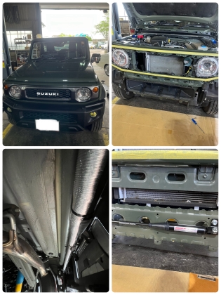 ジムニーシエラ パフォーマンスダンパー取付