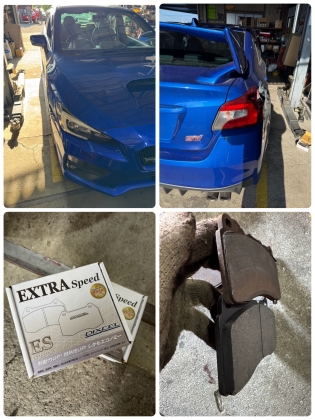 WRX  ブレーキパッド交換