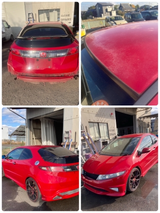 シビック　全塗装