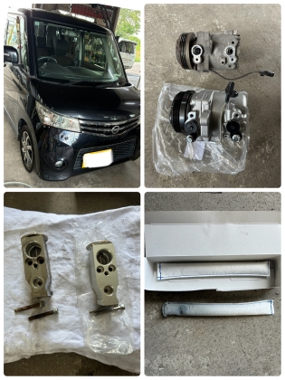 ルークス　エアコン修理