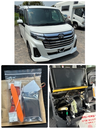 ルーミー　TVキャンセラー取付