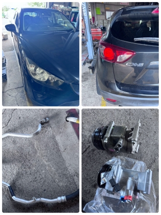 CX-5 エアコン修理