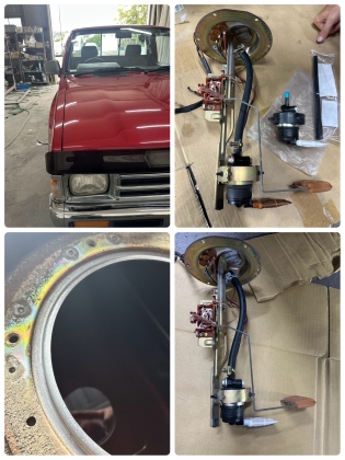 ダットサン トラック 燃料ポンプ交換
